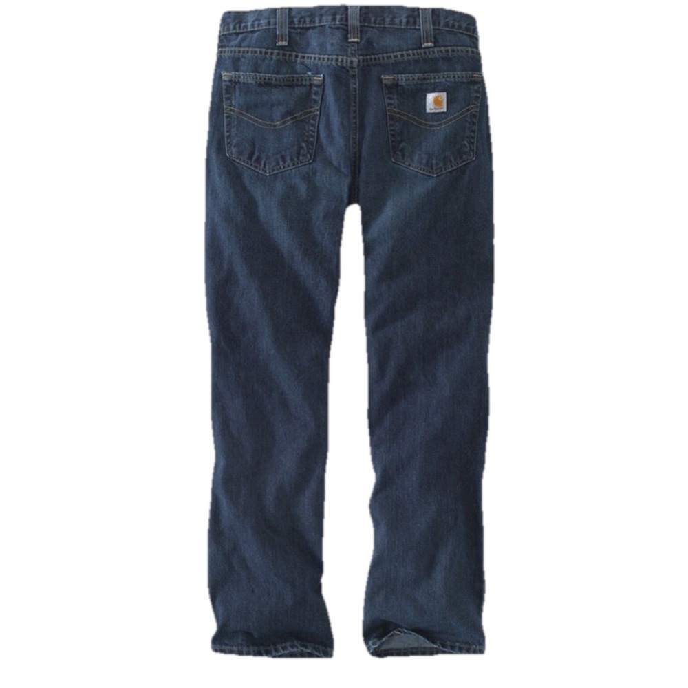 New Mens Carhartt Workwear Holter Jeans 42 X 32 Relaxed Fit Straight Leg Denim